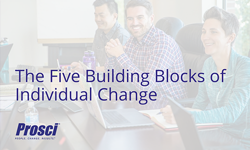 The Five Building Blocks of Individual Change Video Image small